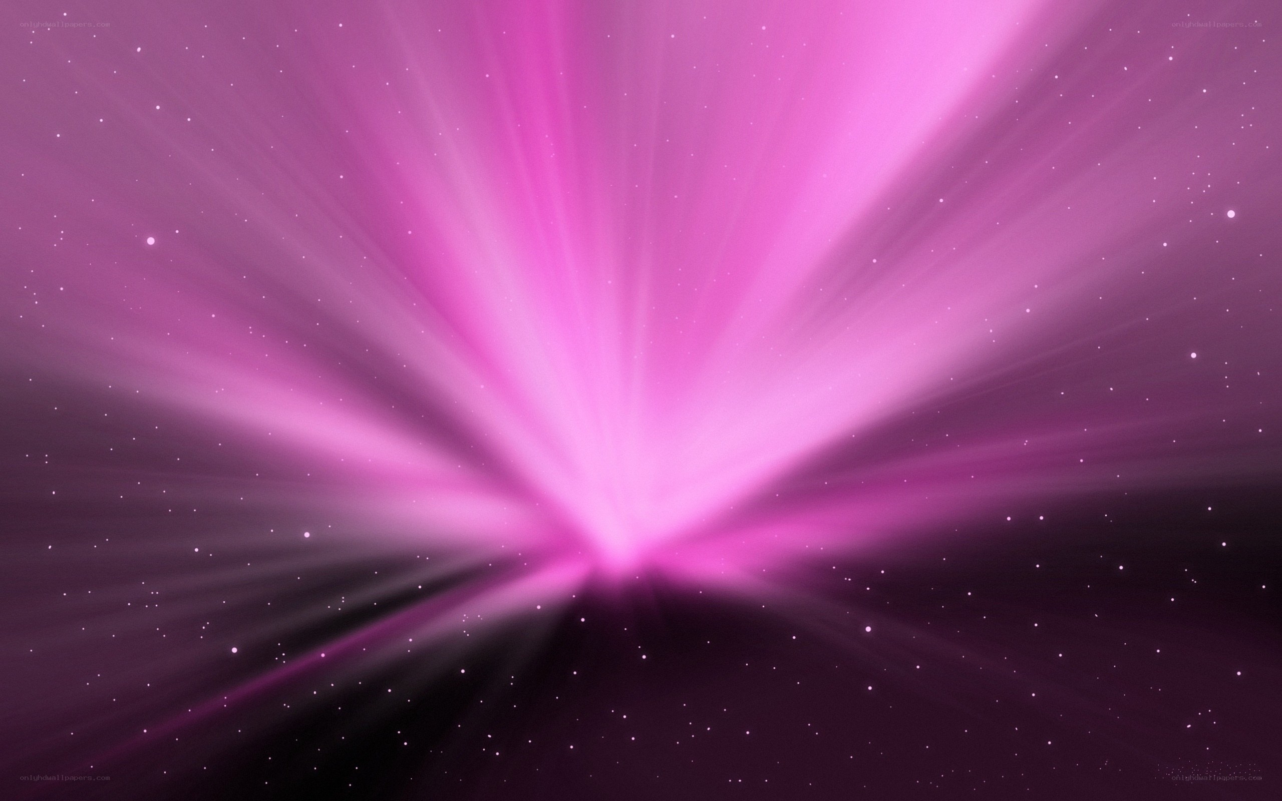 pink light burst in space