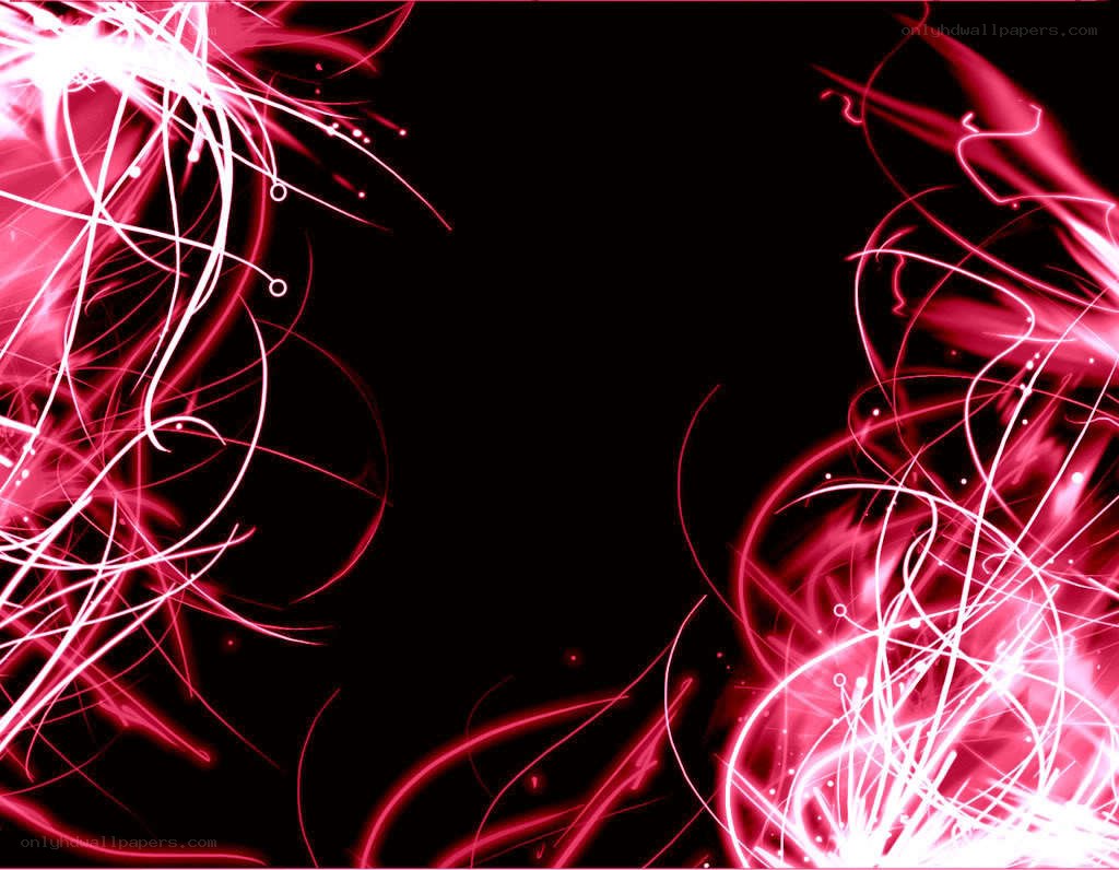 pink light streaks on black