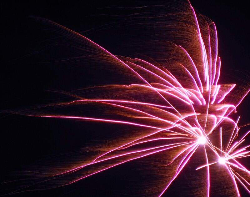 Pink Light Trails