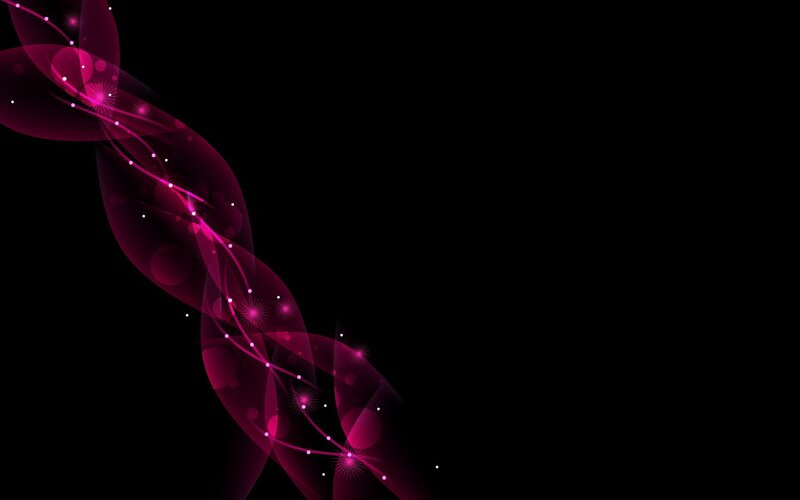 Pink Light Waves — Black