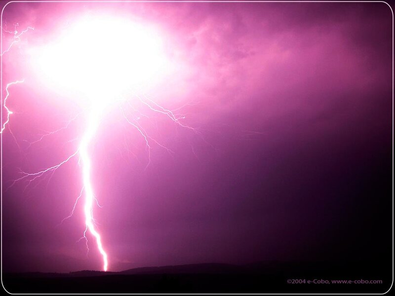 Pink Lightning Bolt