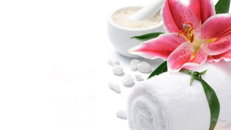 Pink Lily and Towel