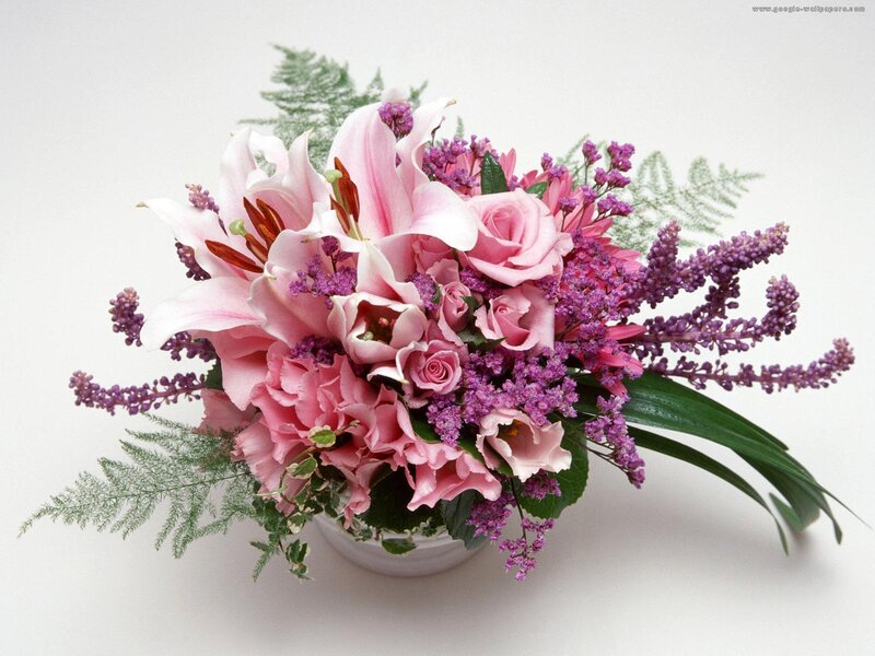 Pink Lily Bouquet — Calm