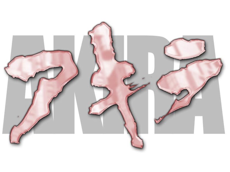 Pink liquid text logo