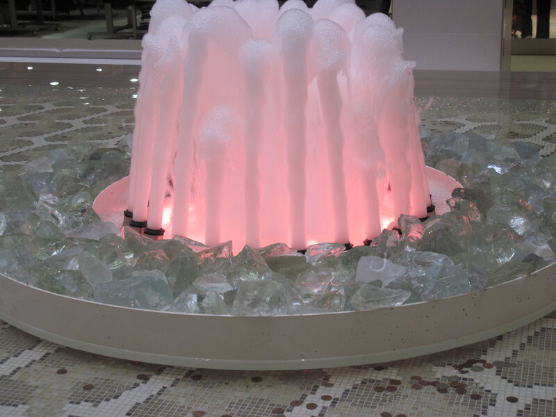 Pink-lit Fountain