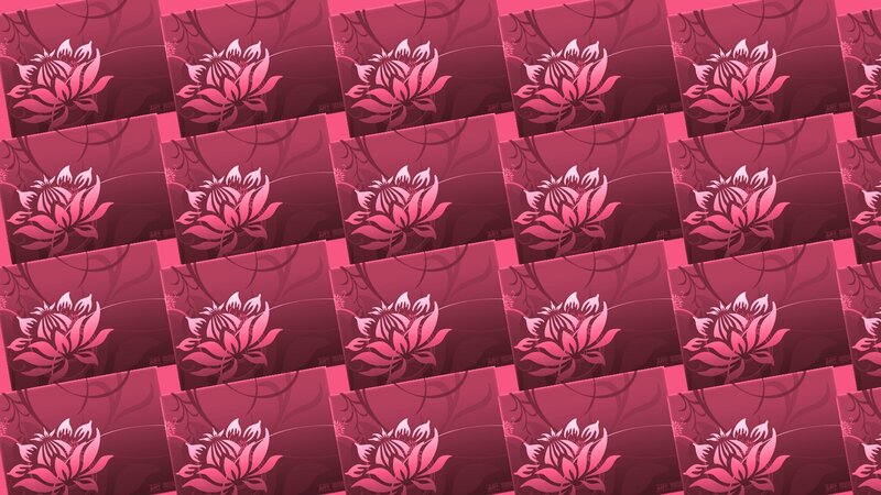 Pink Lotus Flower Pattern
