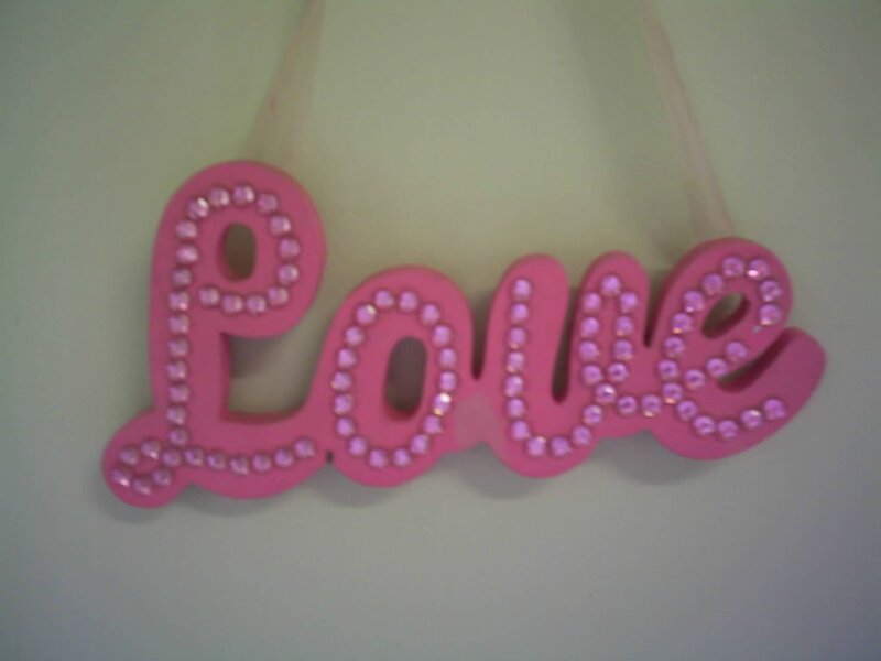 Pink Love Sign — Calm