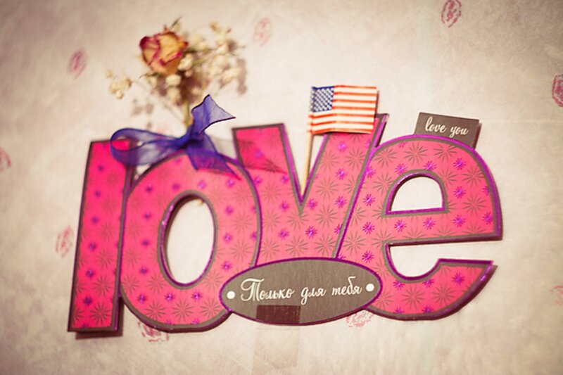 Pink Love Sign