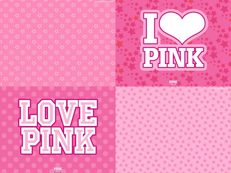 pink love wallpaper collage