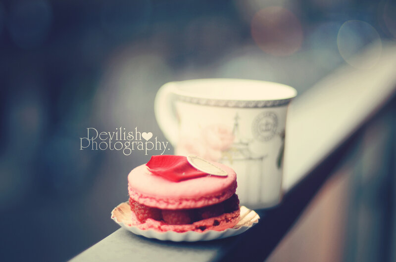 Pink Macaron Dessert