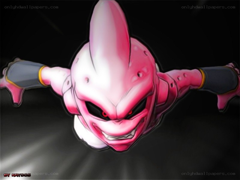 Pink Majin Buu in action