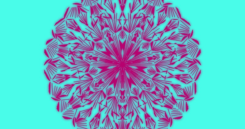Pink Mandala Pattern — Magenta