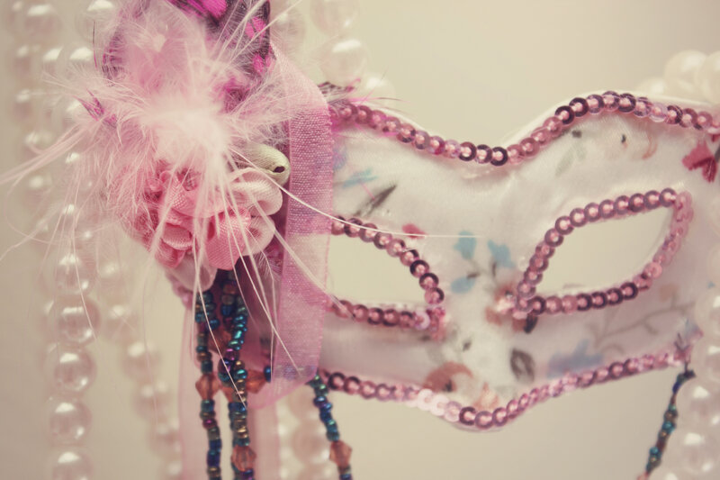 Pink Masquerade Mask