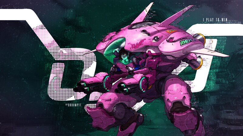 Pink Mecha Robot — Dramatic