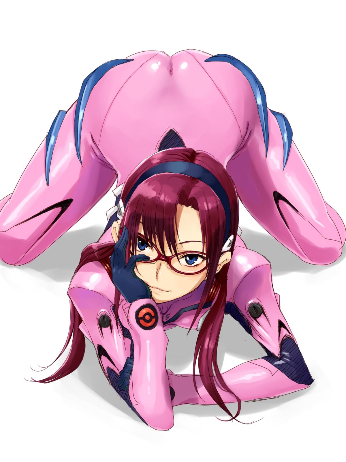pink mecha suit character