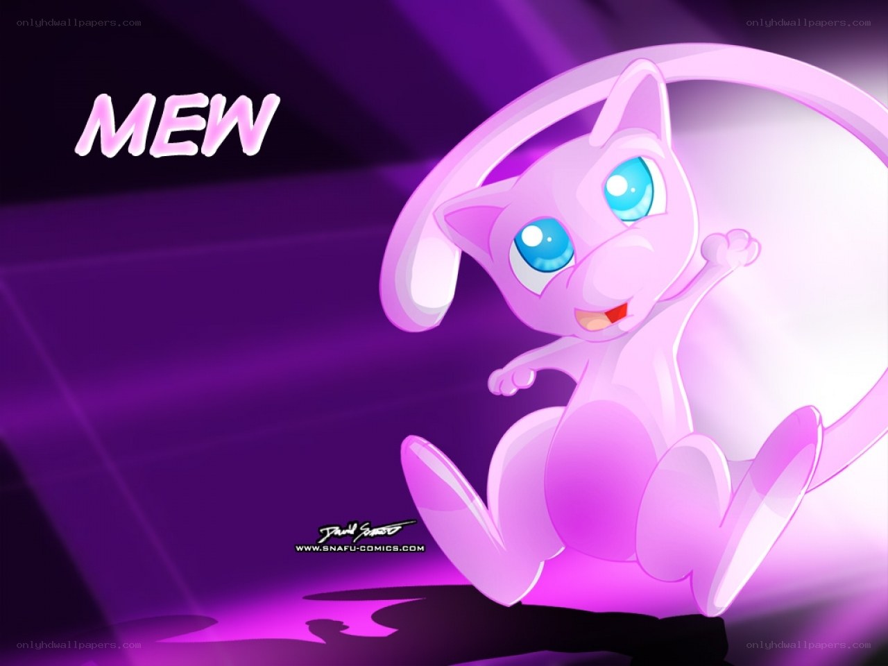 Pink Mew character art