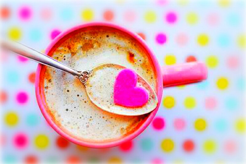 Pink Mug with Heart