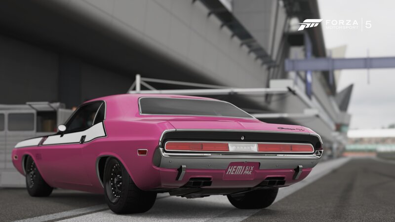 Pink Muscle Car — Calm, 3d Render