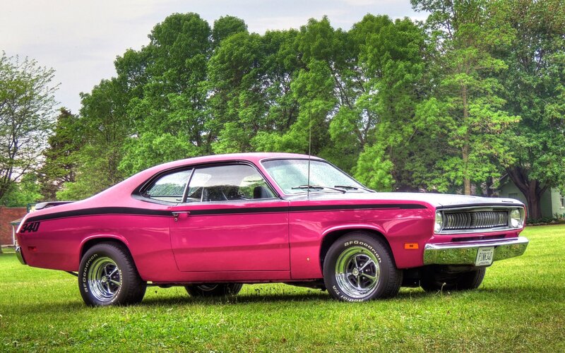 Pink Muscle Car — Calm, Summer