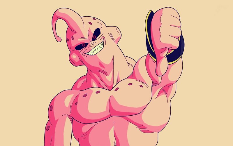 Pink Muscular Character
