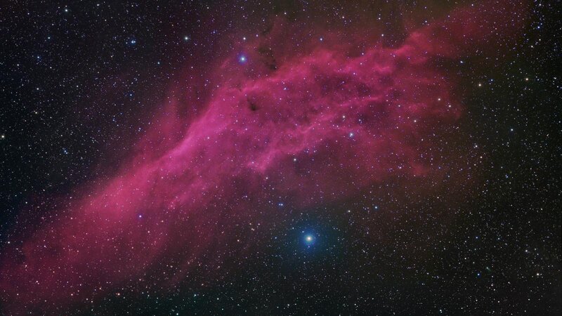 Pink Nebula in Space — Cosmic, Night