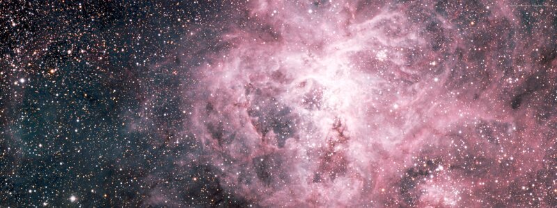 Pink Nebula in Space — Cosmic, Photograph