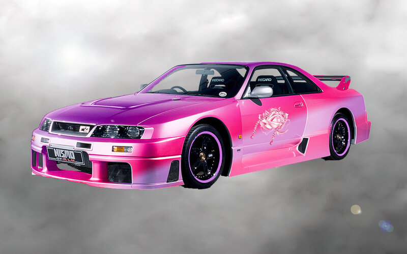 pink nismo gt-r lm