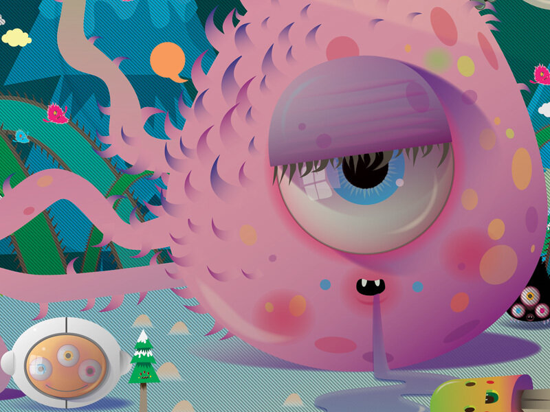 Pink One-eyed Monster