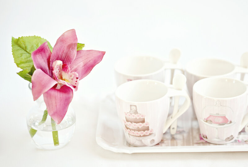 Pink Orchid in Vase