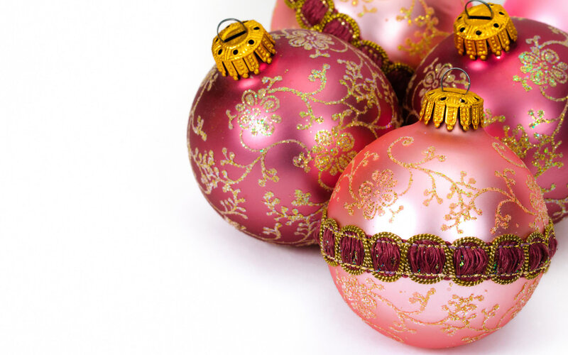 Pink Ornament Balls