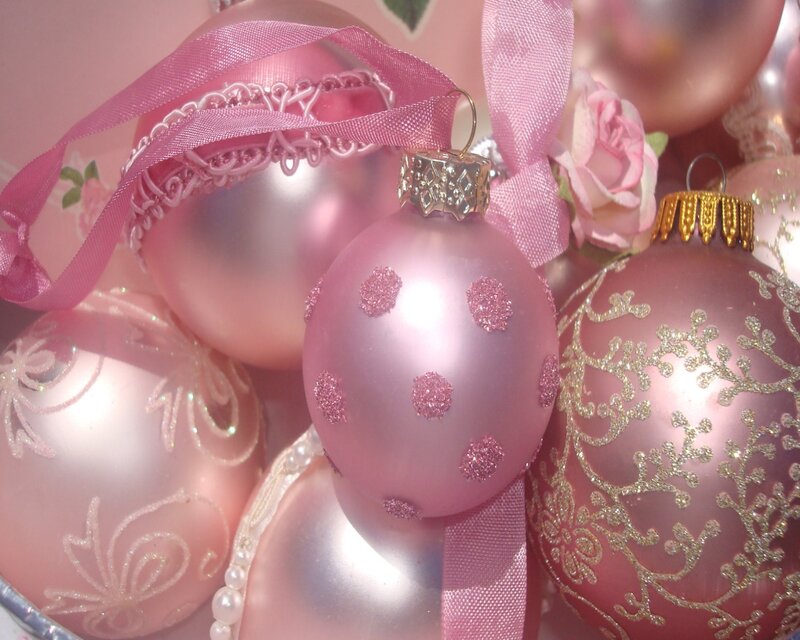 Pink Ornament Collection