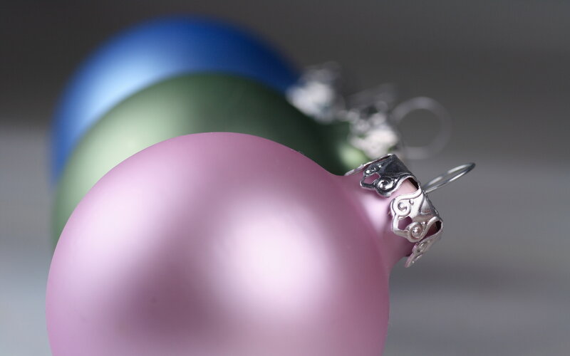 Pink Ornament in Focus