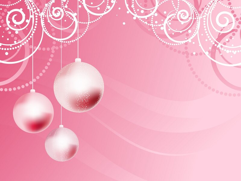 Pink Ornaments Hanging