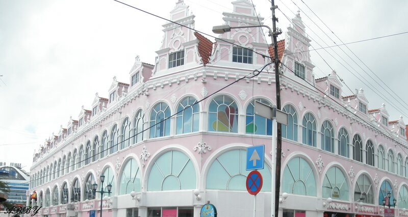 Pink Ornate Building