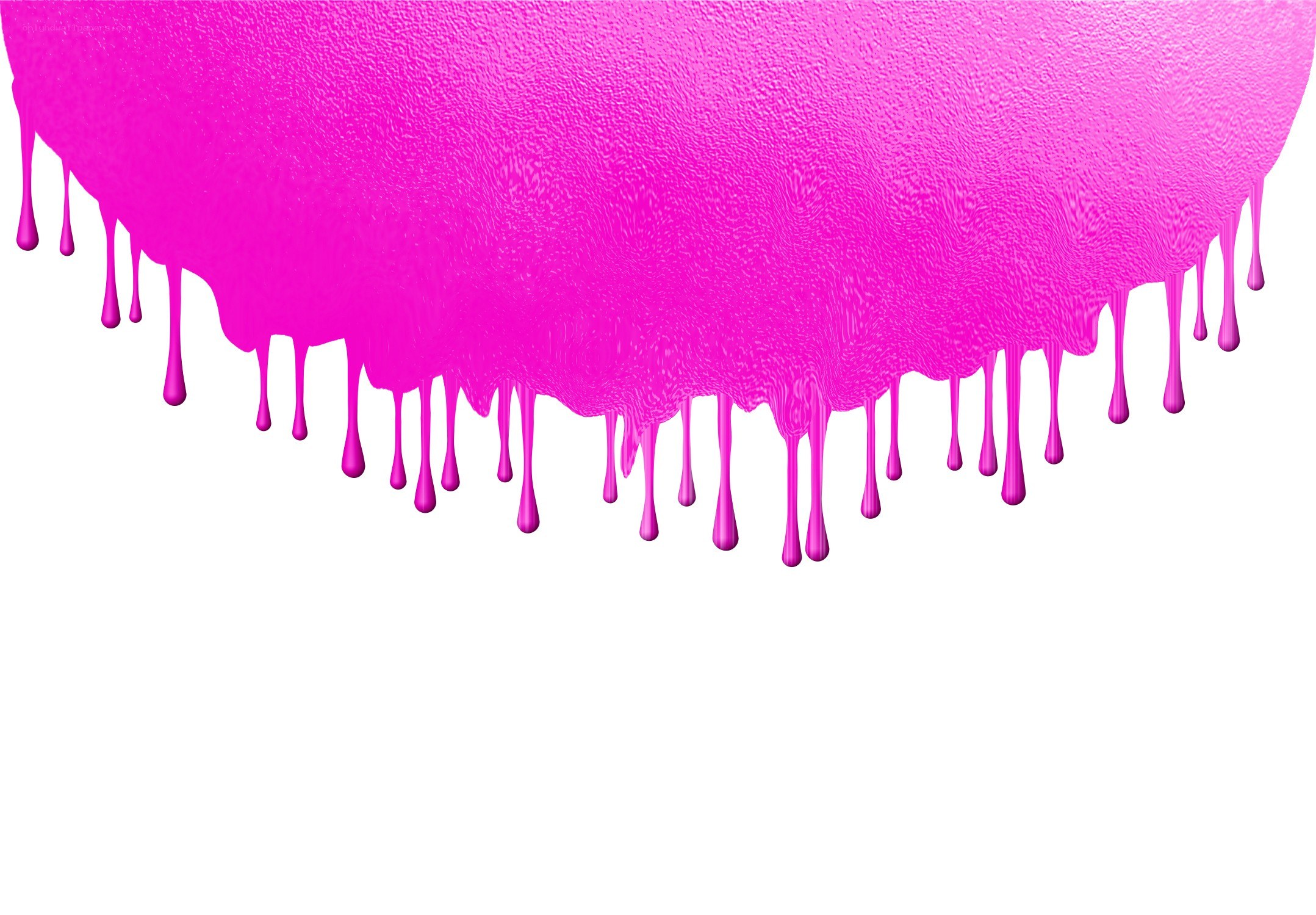pink paint dripping
