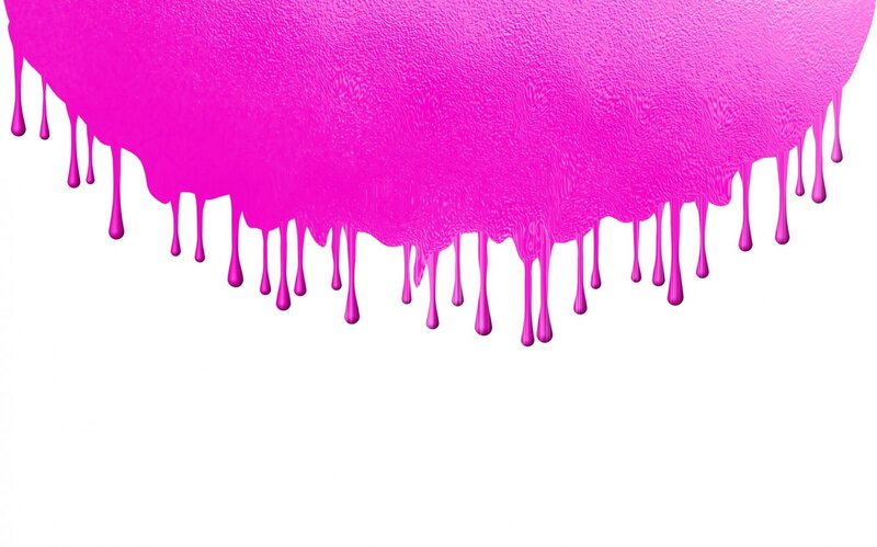 Pink Paint Dripping — Magenta