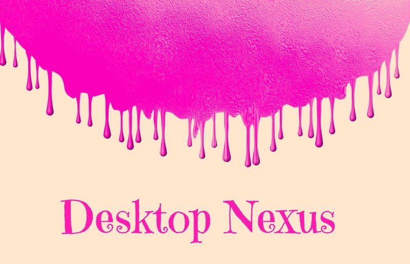 Pink Paint Dripping — Playful