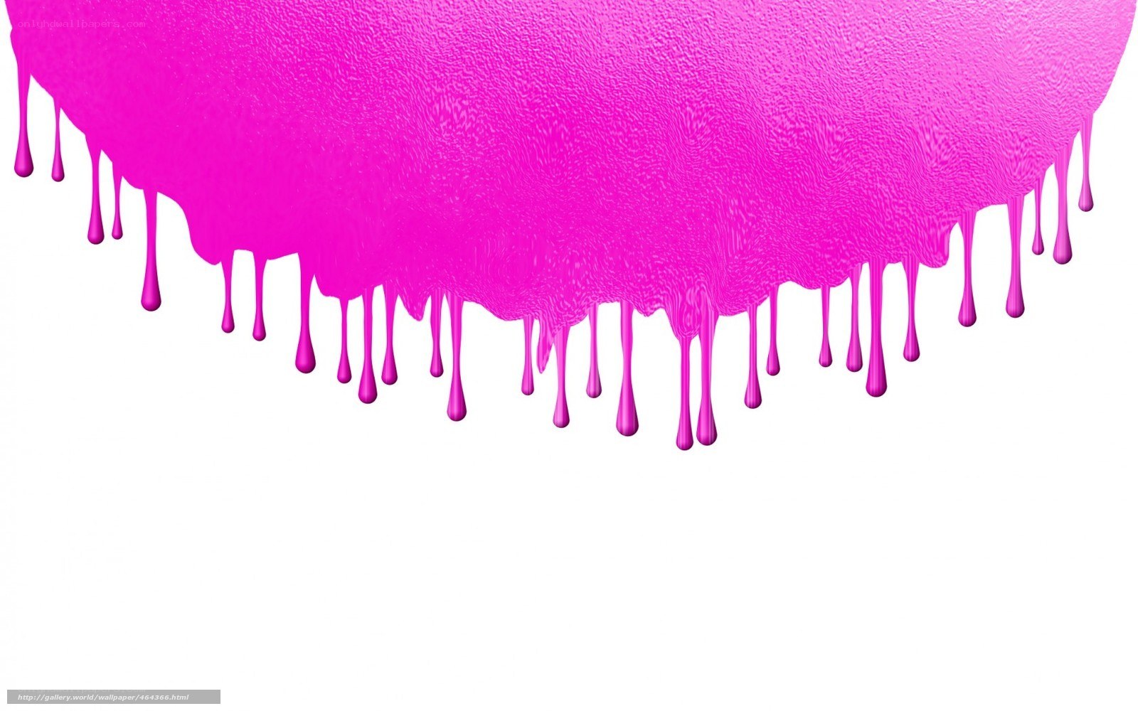 pink paint dripping