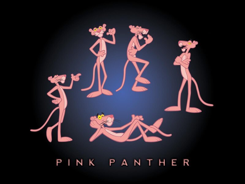 Pink Panther Character — Dramatic