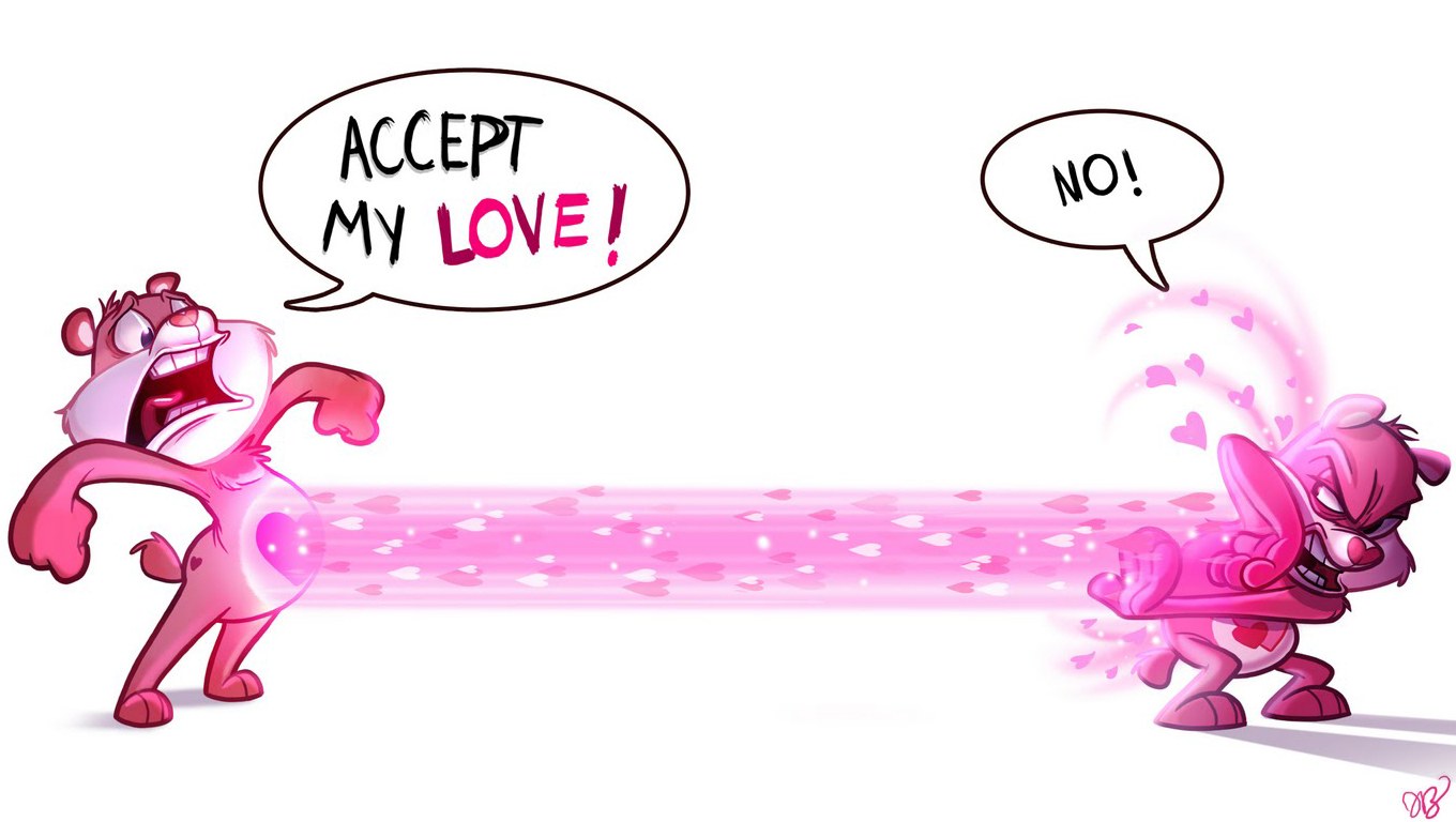 Pink Panther Love Rejection