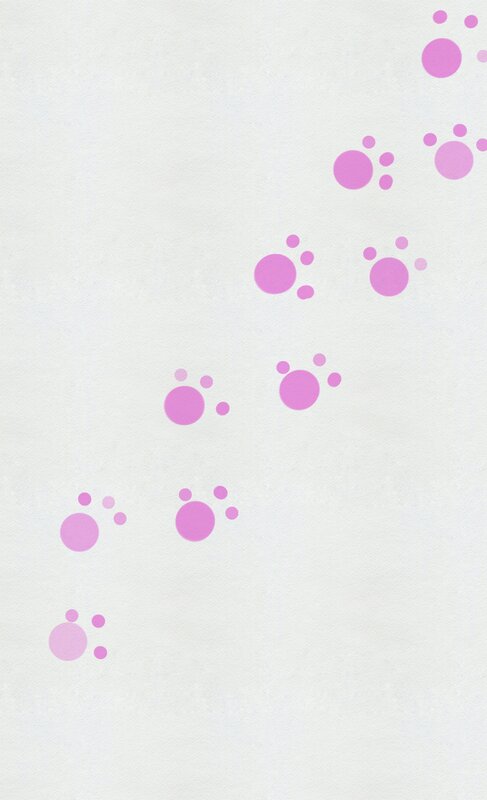 Pink Paw Prints