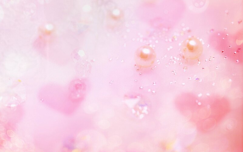 pink pearls and glitter background