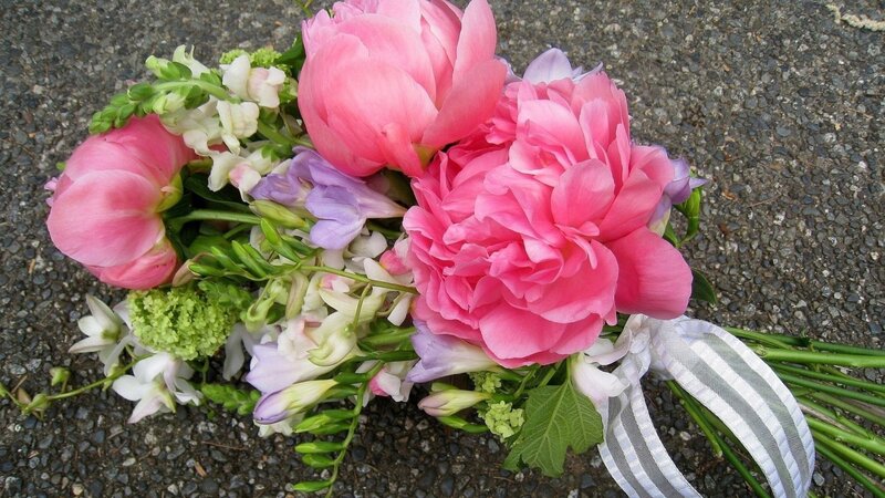 Pink Peonies Bouquet