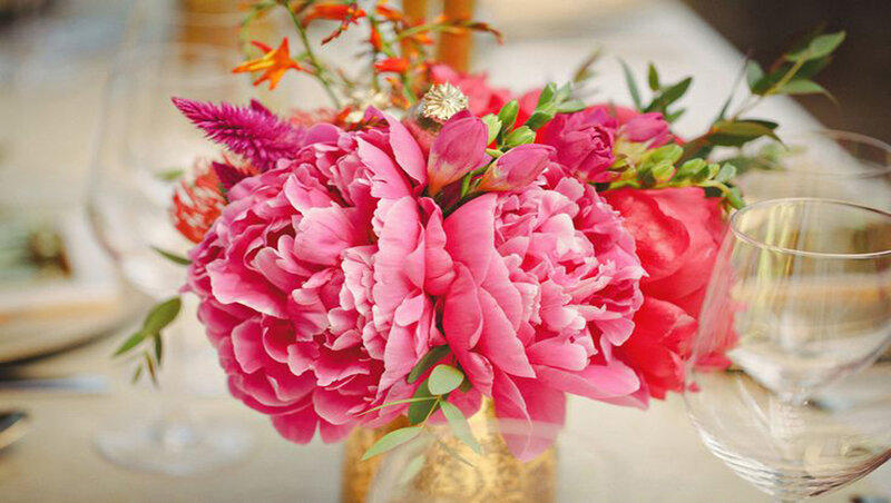 Pink Peony Bouquet — Elegant, Photograph