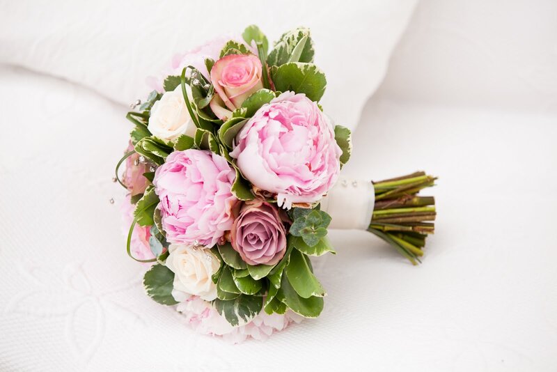 Pink Peony Bouquet — Serene, Photograph