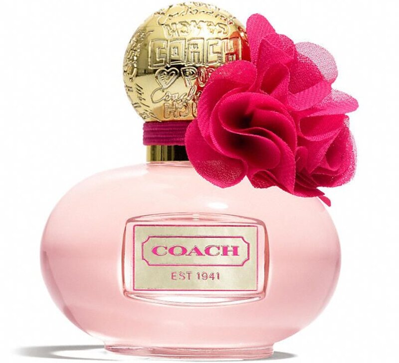 Pink Perfume Bottle — Clean, Photograph