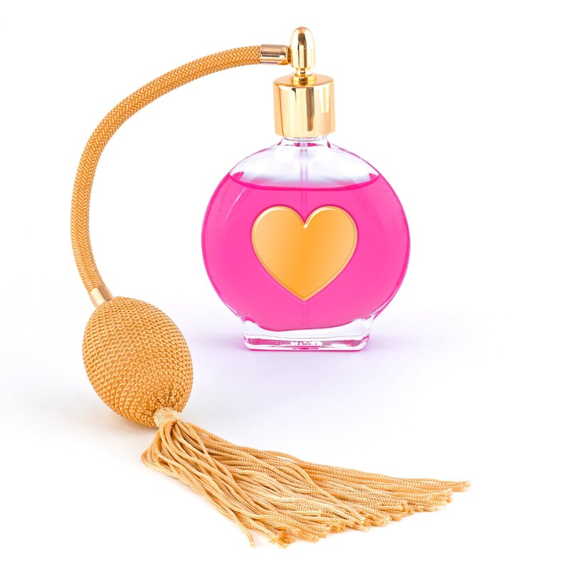 Pink Perfume Bottle — Clean