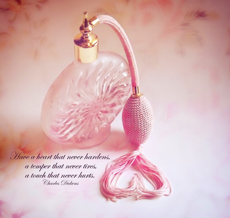 Pink Perfume Bottle — Romantic