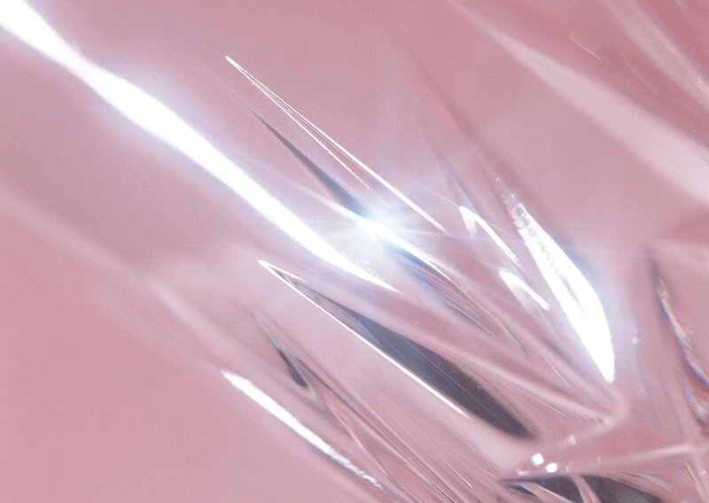 pink plastic wrap texture