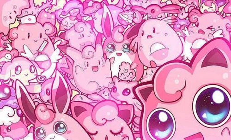 Pink Pokémon Characters — Cute